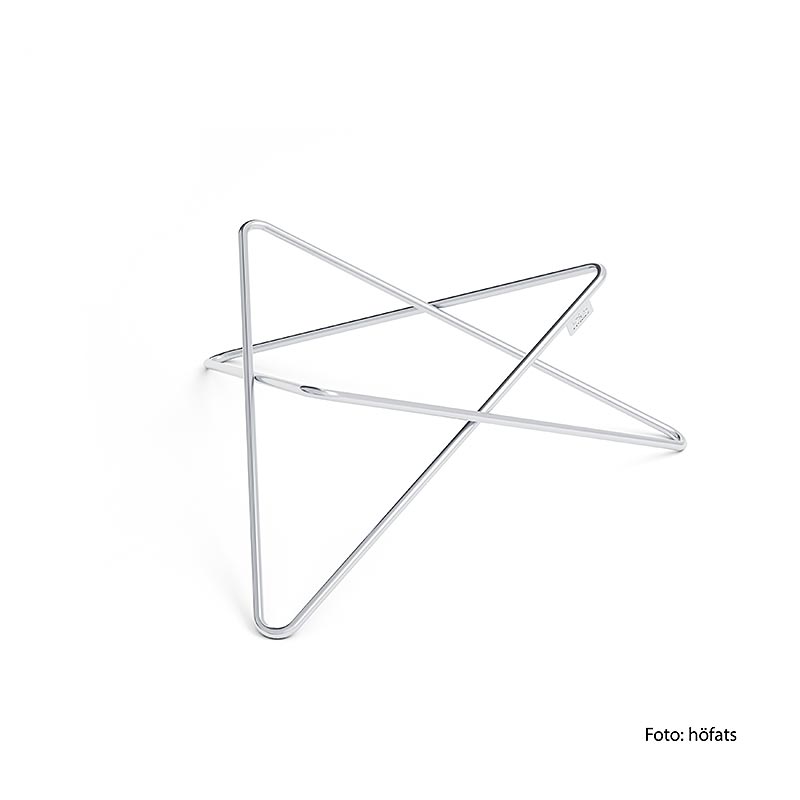 Pied en étoile en acier inoxydable durable pour une base stable et sûre de la vasque BOWL 70 de Höfats Résistant à la chaleur et aux intempéries Fixation facile pour un design précis