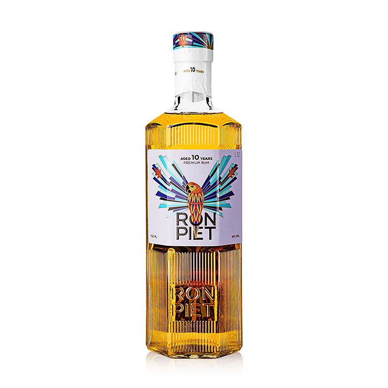 Bouteille de rhum Ron Piet Panama, 10 ans, 40% vol, 700 ml, spiritueux de haute qualité