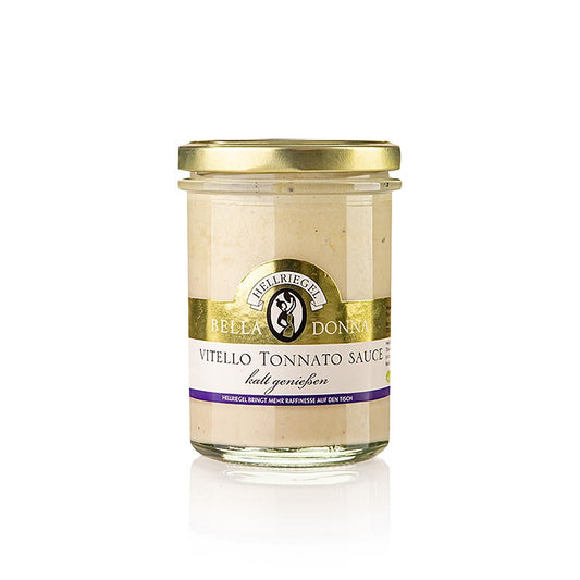 English : Délicieuse et crémeuse sauce Vitello Tonnato de Hellriegel, bouteille de 200 ml