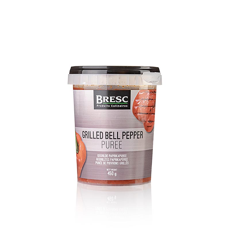 Purée de poivrons grillés, Bresc, 450 g - Poivrons grillés en purée fine, idéale pour les sauces, dips et marinades, de qualité supérieure et parfaite pour les recettes créatives Acheter Purée de poivrons en Suisse