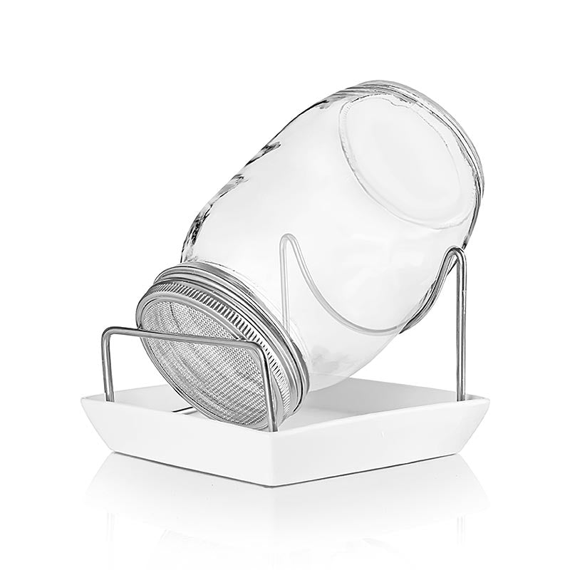 Pot à germes pour la culture de germes et de jeunes pousses, Ellenello, 1 pc - Pot à germes pratique pour la culture de germes et de jeunes pousses fraîches, avec couvercle pour une croissance optimale, matériau résistant et facile à nettoyer, idéal pour différents types de graines