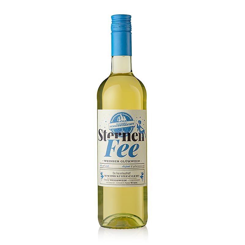 Vin blanc chaud de Sternenfee avec 9% vol d'alcool dans une bouteille de 750 ml