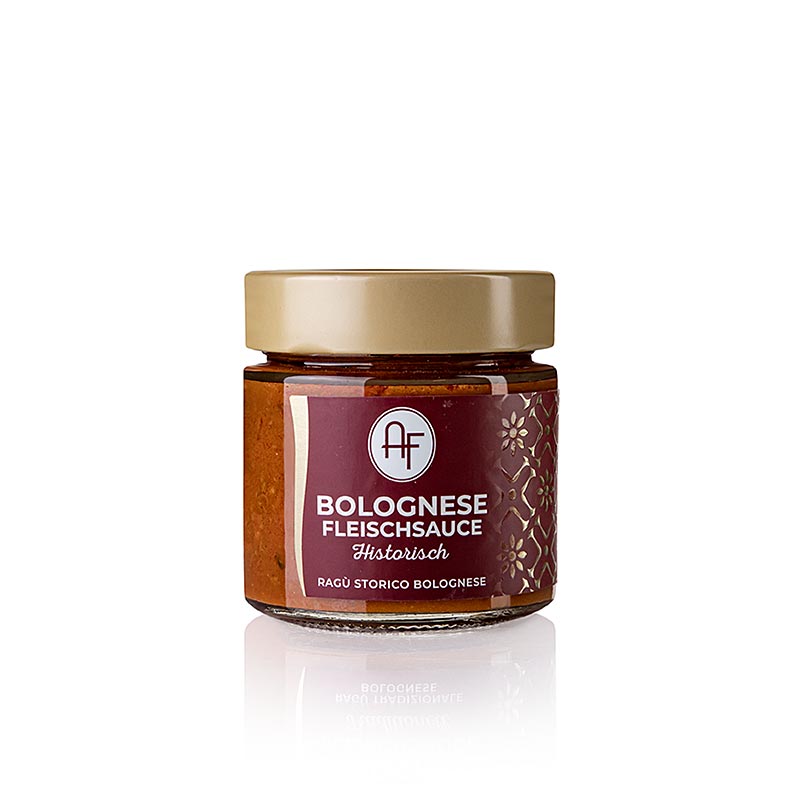 Ragù storico alla bolognese, sauce bolognaise historique, Appennino, 200 g - sauce italienne traditionnelle pour pâtes avec du bœuf tendre, de la pancetta, des légumes et des herbes italiennes, idéale pour les tagliatelles ou les lasagnes