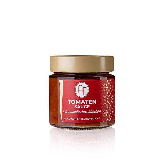 Sugo al erbe aromatiche - sauce tomate aux herbes italiennes, Amerigo, 200 g : une sauce tomate artisanale aux herbes aromatiques, parfaite pour les pâtes et comme dip Fabriquée en Italie à partir d'ingrédients frais et naturels pour une expérience gustative authentique Idéale pour les amateurs de cuisine méditerranéenne