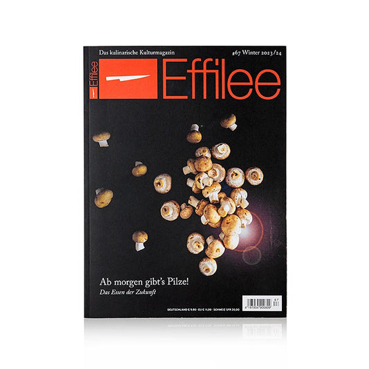 Effilee - Magazine de l'alimentation et de la vie, numéro 67, 1 pc - Couverture du dernier numéro du magazine culinaire avec des recettes exclusives, des histoires inspirantes et de précieux conseils pour une vie pleine de plaisirs disponibles en Suisse