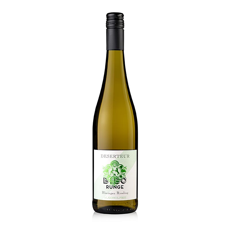 Deserter Riesling, vin sec sans alcool de Bibo Runge, 750 ml, Vegan