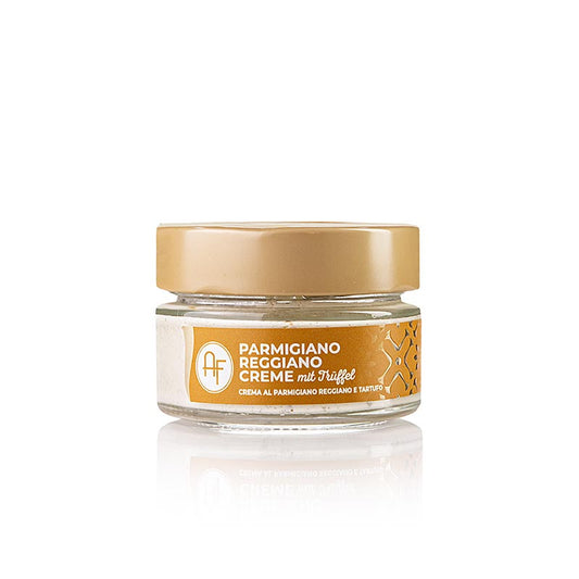 Crème de parmesan de vache blanche à la truffe, 90 g - délicatesse exclusive d'Appennino Food, parfaite comme condiment pour les pâtes et le risotto, ingrédients soigneusement sélectionnés dans un emballage pratique de 90 g