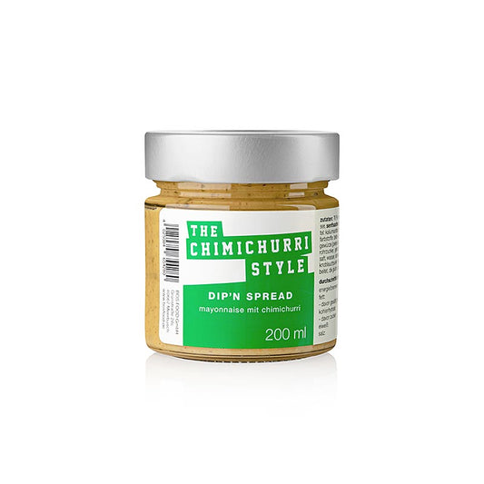 Bouteille de 200 ml de sauce Serious Taste 'the chimichurri style', parfaite pour ajouter de la saveur à vos plats préférés