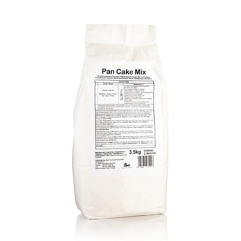 Mélange pour pâte à crêpes Dawn, 3,5 kg Mélange de haute qualité pour de délicieuses crêpes moelleuses et dorées Convient aux restaurateurs et aux pâtissiers à domicile Emballé dans un seau pratique pour une fraîcheur et une conservation optimales