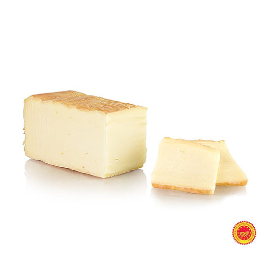 Taleggio DOP/gU, fromage à pâte semi-ferme, 180 g - Fromage italien d'appellation d'origine protégée, fabriqué à partir de lait de vache, affiné en grotte naturelle, texture douce et crémeuse et arôme incomparable, à usage multiple