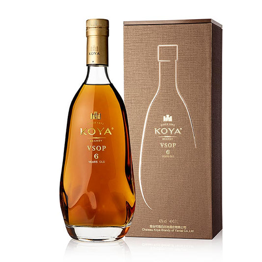 Changyu Koya VSOP Brandy, 40 % vol, Chine, 700 ml - Brandy chinois de haute qualité avec 40 % d'alcool dans une bouteille de 700 ml