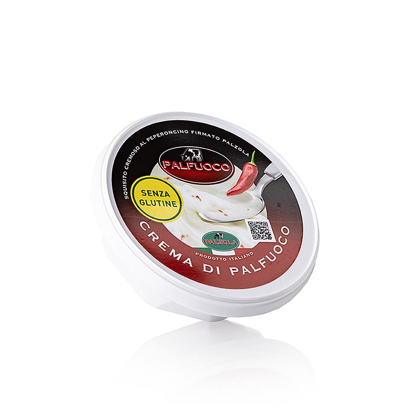 Crema di Palfuoco, au piment et à la crème de fromage Gorgonzola, Palzola, 125 g - Spécialité crémeuse au piment épicé et à la riche crème de fromage Gorgonzola, idéale pour tartiner ou pour affiner les plats, disponible en Suisse