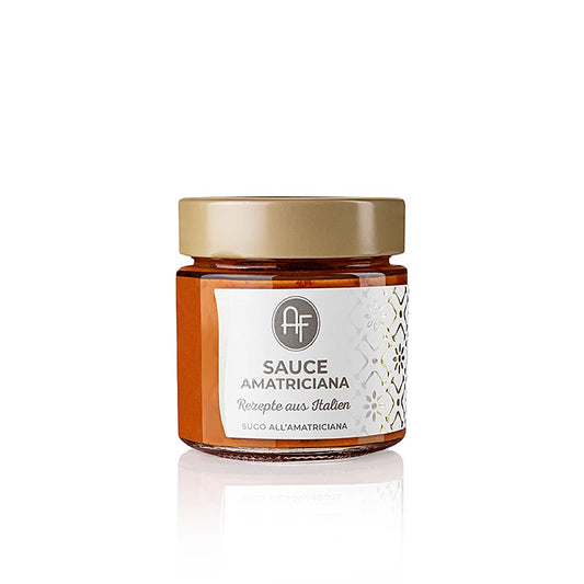 Sauce Amatriciana artisanale authentique à base de tomates de qualité et de pancetta Idéale pour les amateurs de cuisine italienne