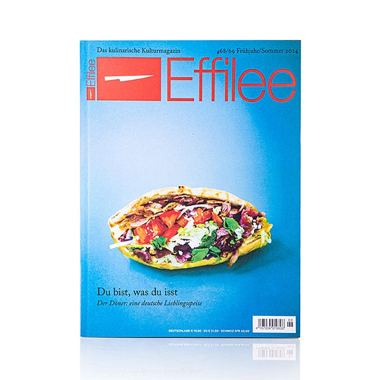 Effilee - Magazine de l'alimentation et de la vie, numéro 68/69, 1 pc - Numéro double plein d'inspiration culinaire, d'interviews de grands chefs, de recettes uniques et d'histoires passionnantes sur l'origine des ingrédients pour les gourmets et les passionnés de gastronomie