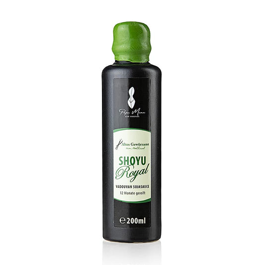 Sauce soja Shoyu Royal Vadouvan, Altes Gewürzamt, 200 ml