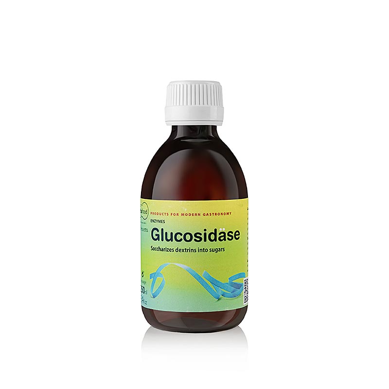 Enzyme de glucose liquide GLUCOSIDASE LIQUIDA de TÖUFOOD, idéal pour les cuisiniers amateurs et professionnels, 250 ml