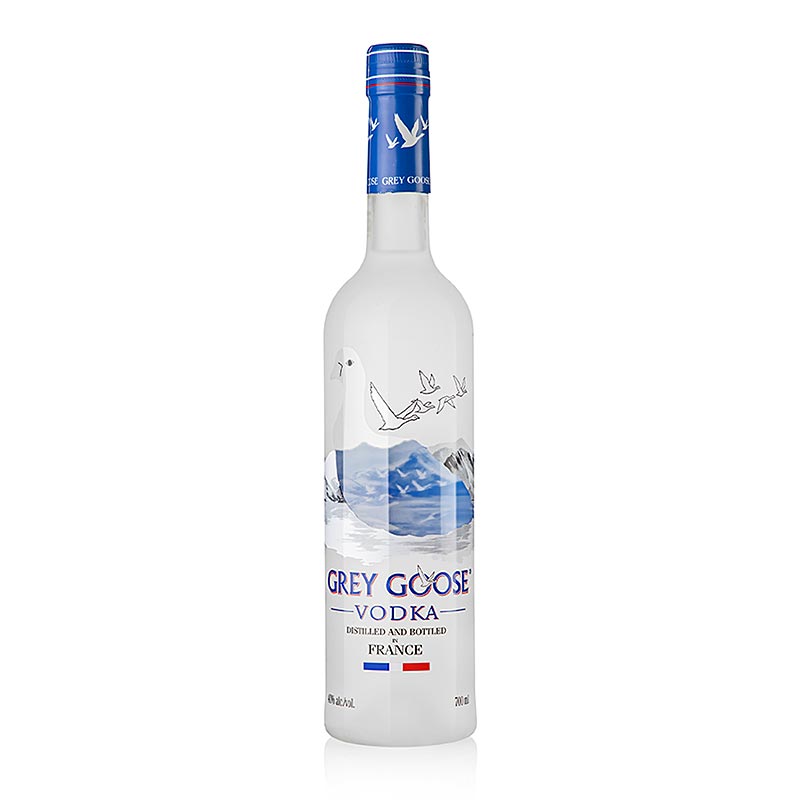 Bouteille de vodka Grey Goose France 40 % vol, 750 ml, boisson alcoolisée de haute qualité