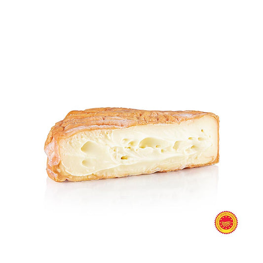 Fromage à pâte molle à croûte rouge et Marc de Bourgogne, 125 g, convient aux amateurs de fromage