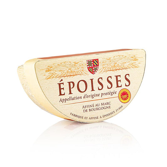 Berthaut Epoisses AOP, Fromage à pâte molle à croûte fleurie & Marc de Bourgogne, 125 g