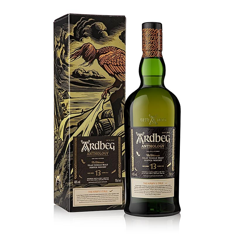 Whisky single malt Ardbeg Anthology Harpy's Tale 13 ans, 46 % vol., Islay, 700 ml | Spiritueux et autres boissons alcoolisées | thungourmet