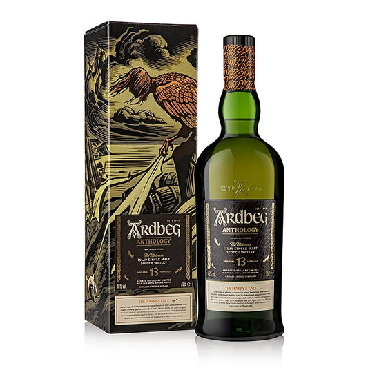 Single Malt Whisky Ardbeg Anthology Harpy's Tale 13 ans, 46% vol, Islay, 700 ml