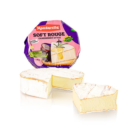 Alternative végétalienne au fromage à pâte molle, au goût fin et épicé, parfait pour le pain et les plats savoureux Exempt d'additifs artificiels, polyvalent dans la cuisine