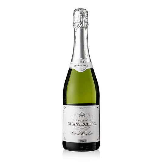 La Colombette Baron de Chanteclerc Sekt WEISS dry sans alcool Languedoc 0,75 l, 750 ml - une bouteille de vin blanc sans alcool de la région Languedoc au goût sec