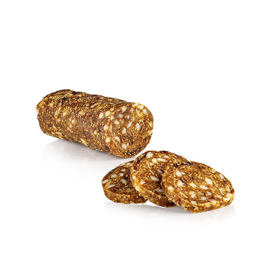 Rouleau de figues et d'amandes au fromage, végétalien, 180 g, idéal pour les amateurs de fromage végétaliens