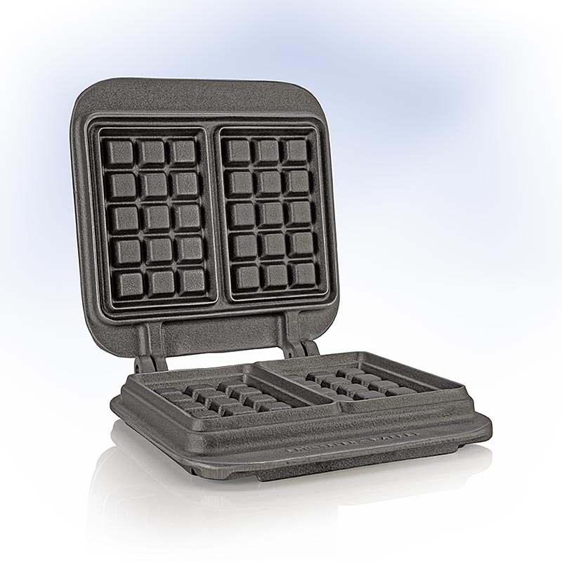 Plaque interchangeable pour gaufres de Bruxelles, fonte, pour le Thermocook®, Neumärker, 1 pc : Une plaque interchangeable en fonte pour la préparation de gaufres de Bruxelles dans le Thermocook® de Neumärker