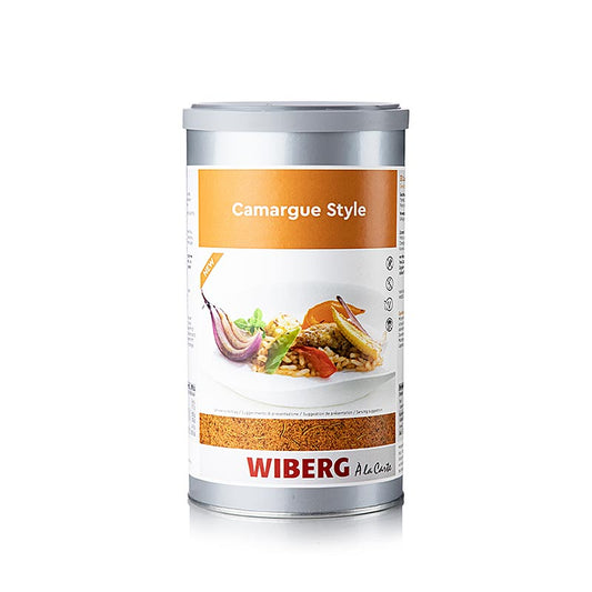 Wiberg Gewürzsalz Camargue, 850 g - Sel marin grossier avec des épices et des herbes raffinées