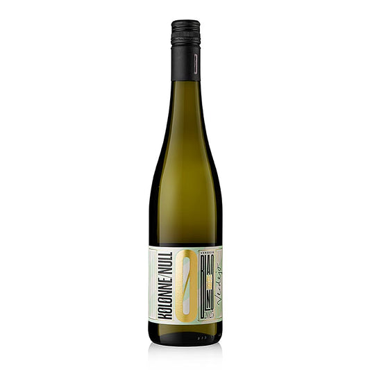 Bouteille de 750 ml de vin blanc sans alcool 2023 Verdejo désalcoolisé, sec de la Colonne Zéro