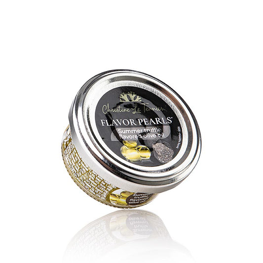Perles D'Huile - Caviar d'huile d'olive à la truffe, perles d'huile d'olive (sphériques), 45 g