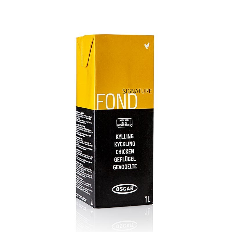 Fond de volaille Oscar Signature, liquide, prêt à l'emploi, 1 l  Sauces, soupes, fonds | thungourmet