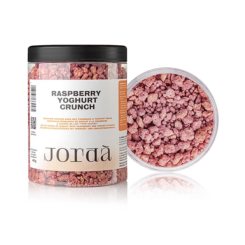 Jorda Crunch Raspberry & Yoghurt, Biscuits au goût de yogourt à la framboise, 400 g