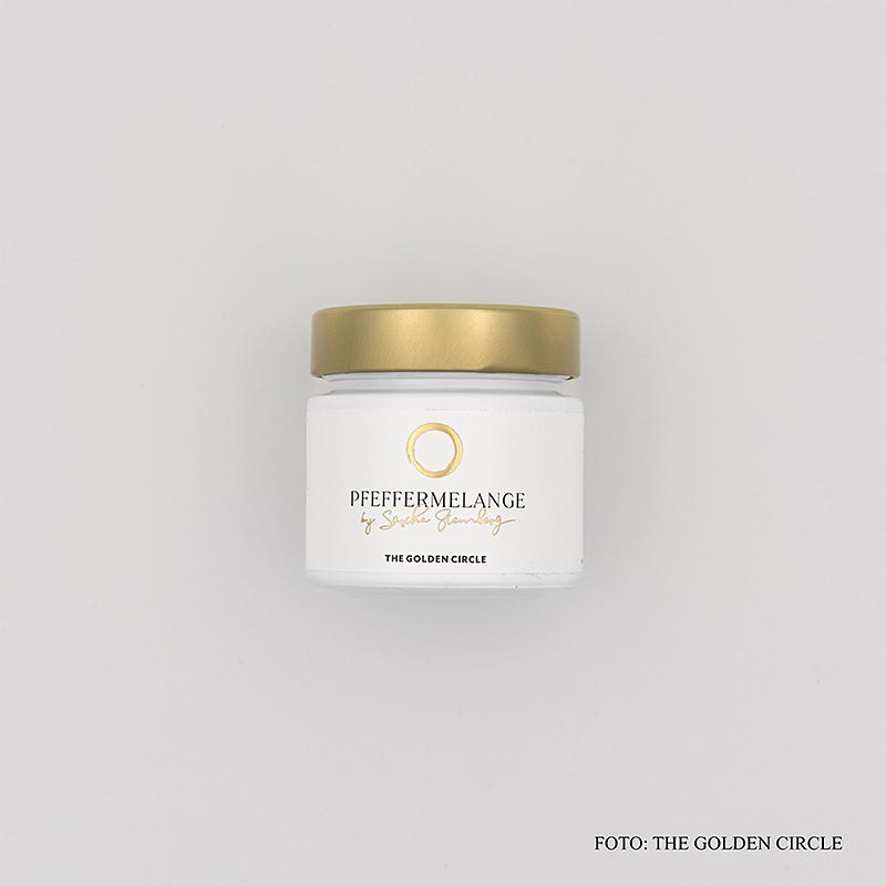 THE GOLDEN CIRCLE - Mélange de poivre avec Pakis. Sel cristallisé by Sascha Stemberg, 60 g