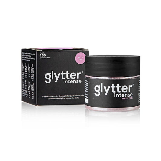 glytter "intense Pretty Pink", Poudre scintillante alimentaire, 10 g