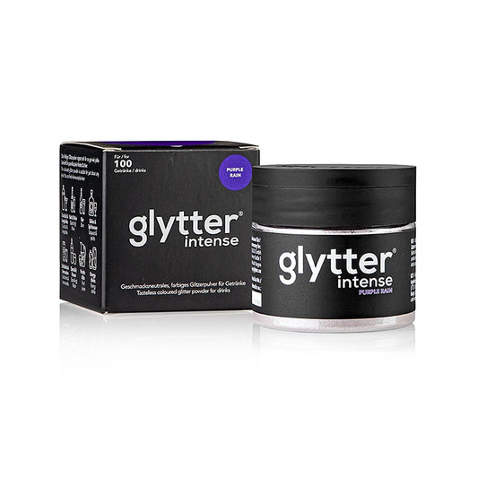 glytter "intense Purple Rain", Poudre scintillante alimentaire, (violet / mauve), 10 g