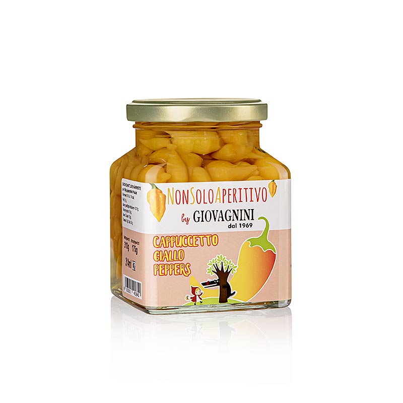 Cappuccetto Pepper Giallo, Gouttes de poivron jaune, Giovagnini, 310 g