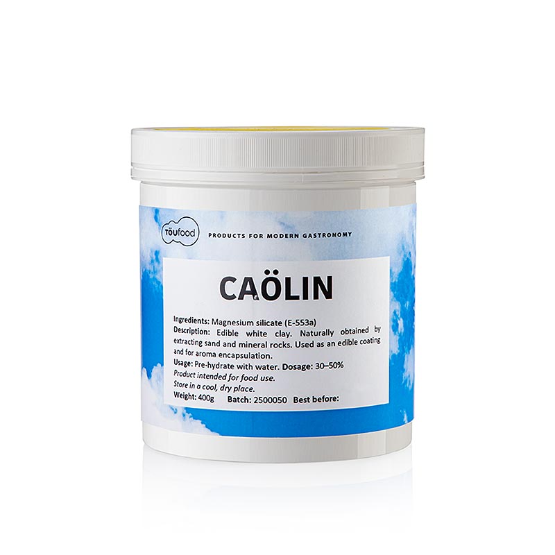 KAOLIN, texturant, TÖUFOOD (terre à porcelaine), 400 g