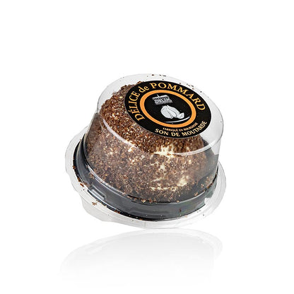 Delice Pommard Coque, français. Fromage frais au lait de vache avec des graines de moutarde, 110 g