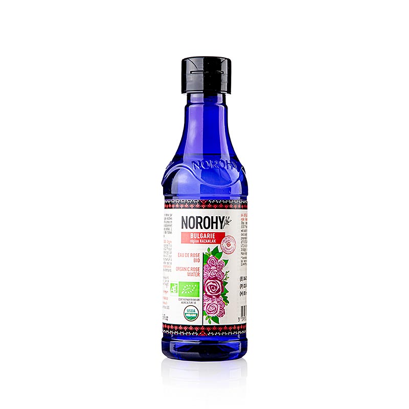 Norohy - Eau florale de rose distillée de Bulgarie, BIO, 225 ml