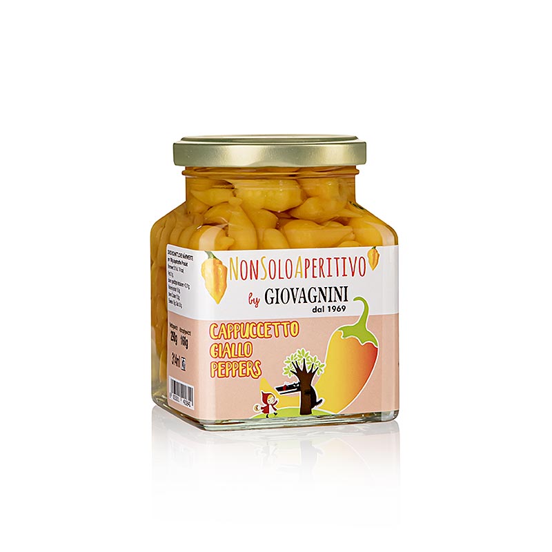 Cappuccetto Pepper Giallo, Gouttes de poivron jaune, Giovagnini, 290 g