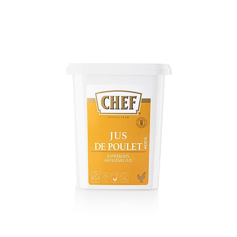 CHEF Jus de volaille (fond), poudre (pour env. 10 l), 600 g | Sauces, soupes, fonds | thungourmet