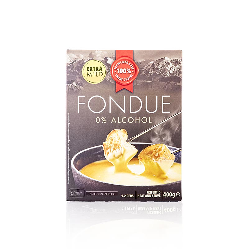 Fondue 0% Alcohol, extra mild, préparation pour fondue au fromage, sans alcool, 400 g