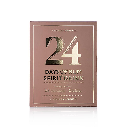 Calendrier de l'avent 24 jours du rhum édition brun clair (moka), 480 ml