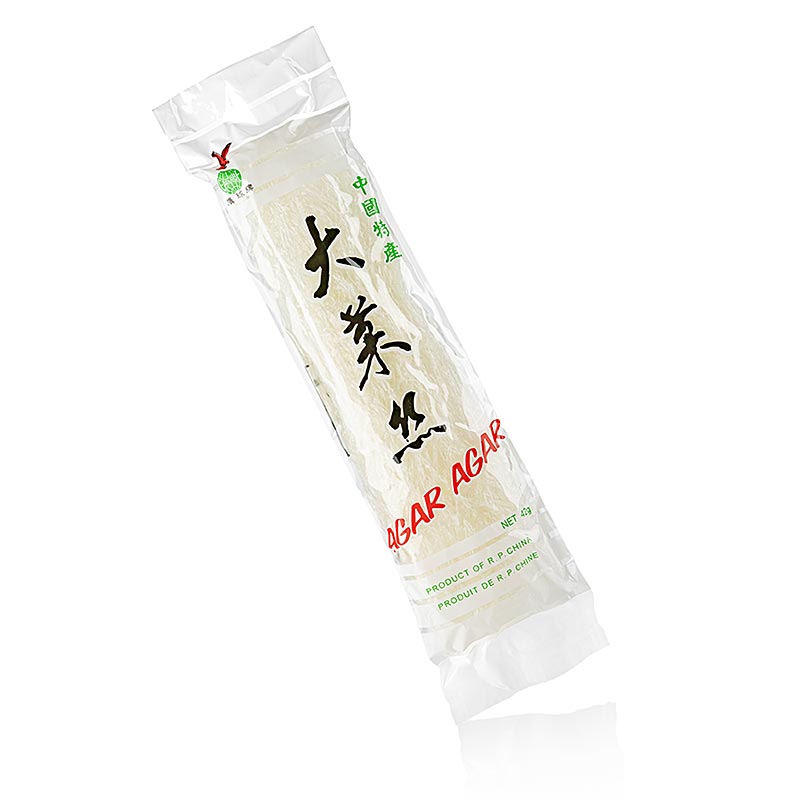 Bastoncini di agar-agar, 42 g - Gelificante vegetale puro ricavato da alghe rosse, ricco di minerali