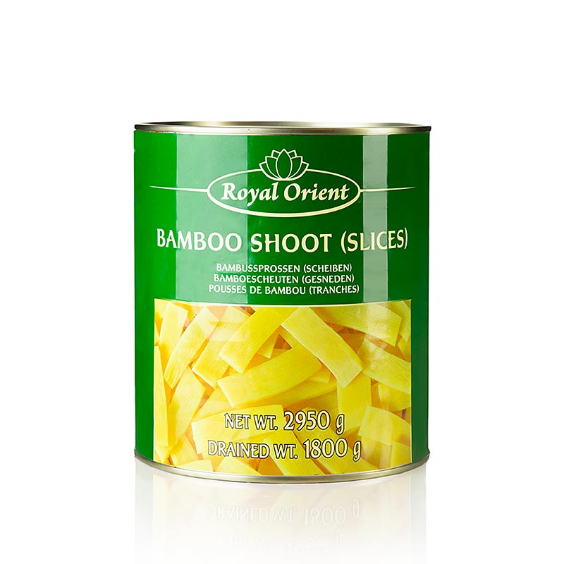Fette di germogli di bambù, 2,95 kg - Verdure croccanti per la cucina dell'Estremo Oriente