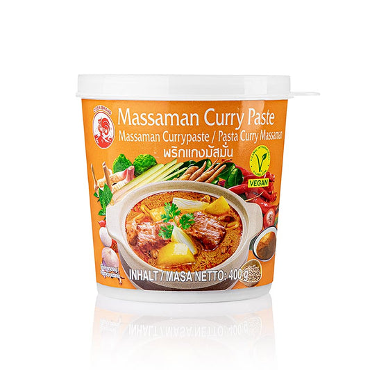 Pasta di curry "Massaman" (curry tailandese), marca Cock, 400 g