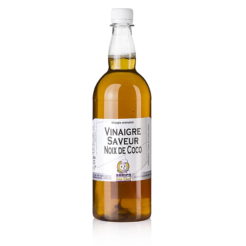 Aceto di vino bianco con note fresche di cocco, ideale per la cucina tailandese/asiatica con verdure piccanti e frutti di mare esotici Agrodolce con un sapore delicato e fruttato