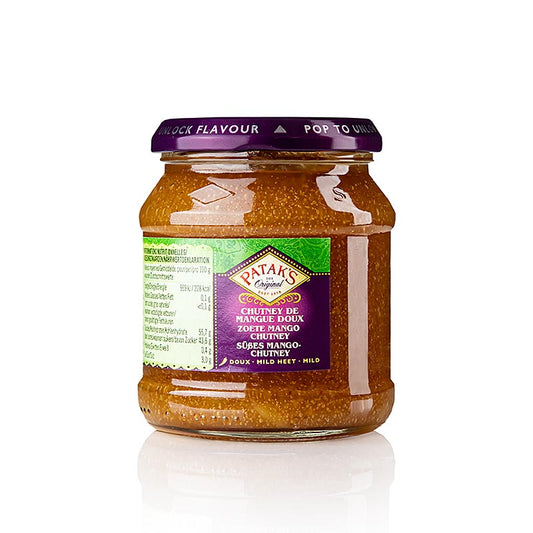 Chutney di mango dolce, delicato, Patak's, 340 g